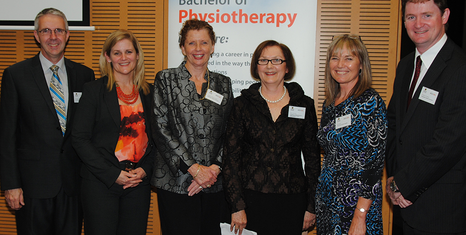 Nancy Low Choy (third from right) at her joint Australian Catholic University and The Prince Charles Hospital research professorial appointment.