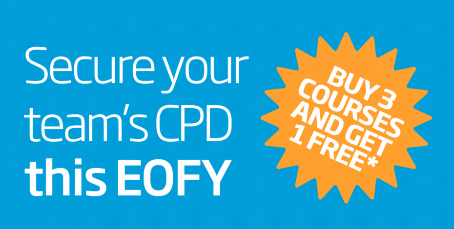 Secure your team's CPD this EOFY