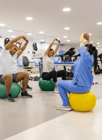 Stretching is a good exercise.