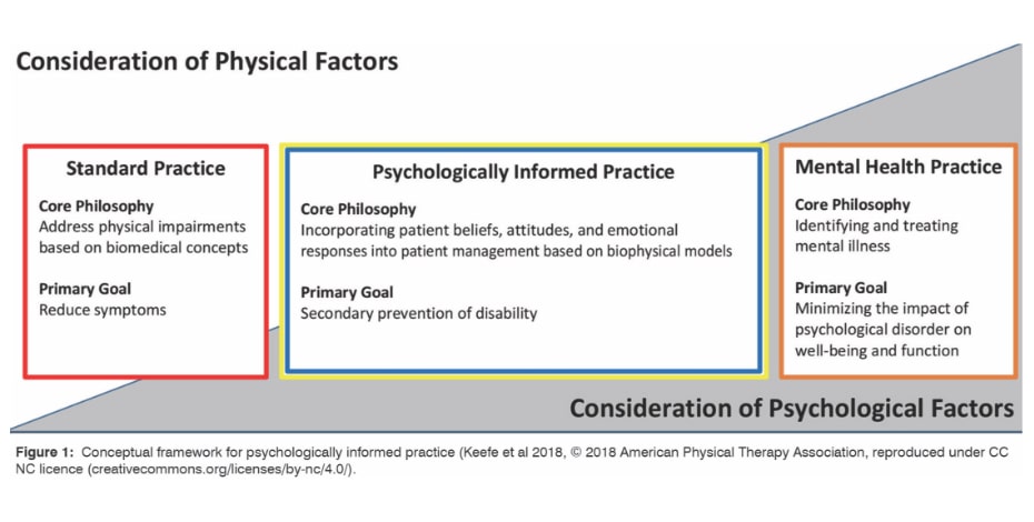 Implementing psychosocially informed practice for treating chronic pain