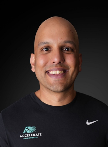 The image is of APA physiotherapist Adnan Asger Ali