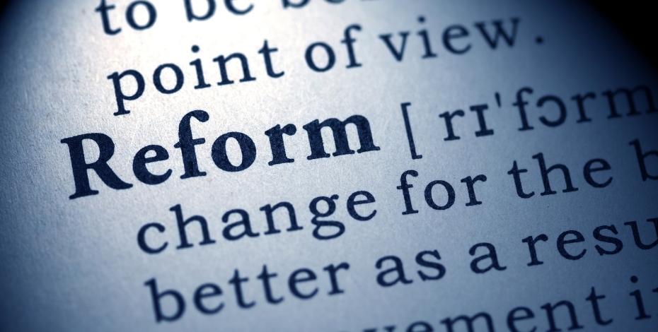 Dictionary page definition under the word reform