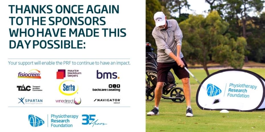 PRF Golf Day Sponsors