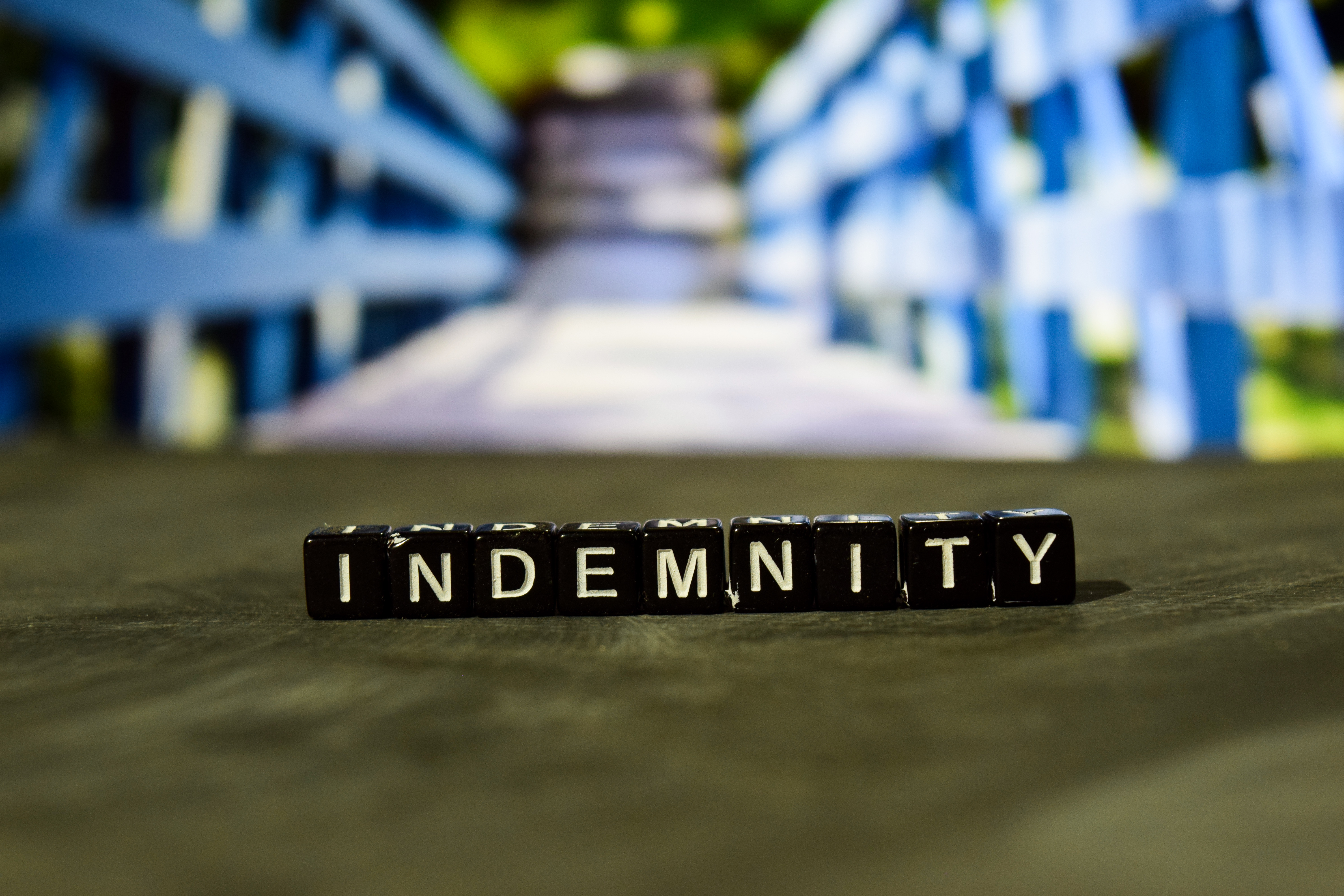 blocks spelling indemnity