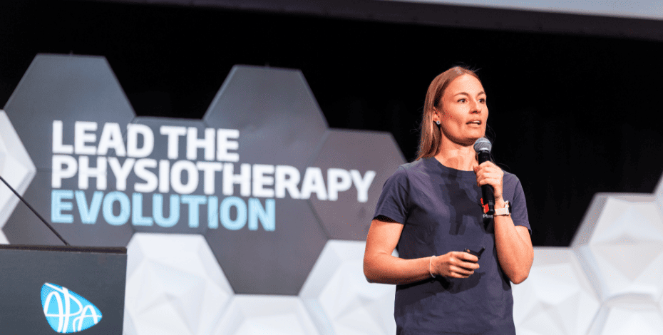 A speaker at the APASC25 conference 