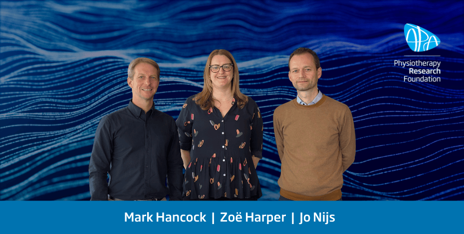 Zoë Harper, Jo Nijs and Mark Hancock discuss the different classifications of pain and how physios can treat them