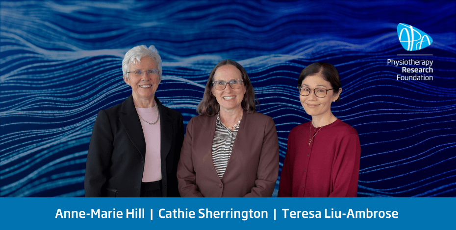 Anne-Marie Hill, Cathie Sherrington and Teresa Liu-Ambrose