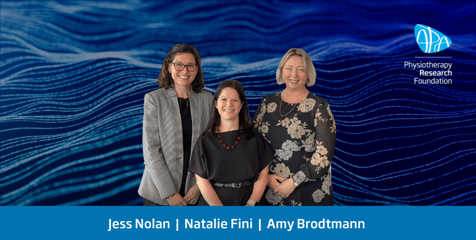 Jess Nolan, Natalie Fini and Amy Brodtmann