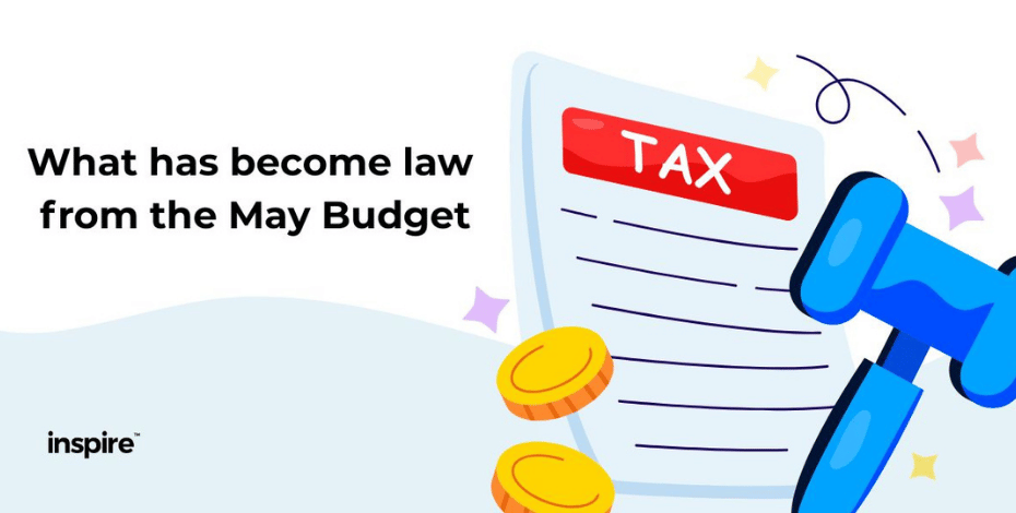 What has become law from the May Budget