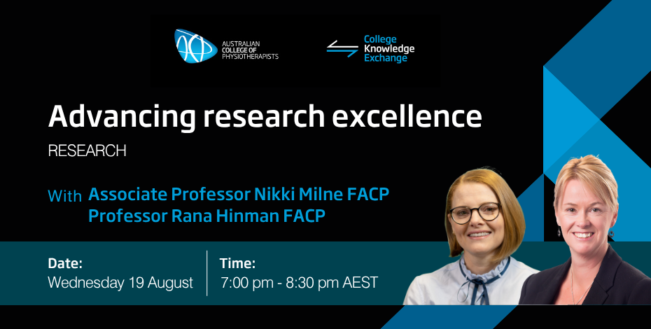College Knowledge Exchange, Advancing Research Excellence event, August 19 