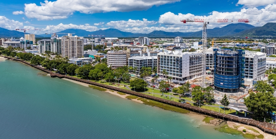 A photo of the Cairns foreshore