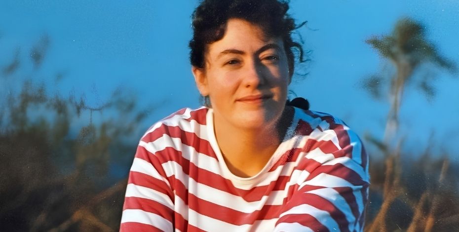 Leonie Rogers pictured as a young physiotherapist in the Pilbara.