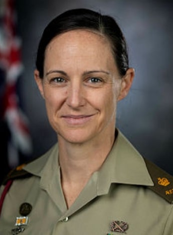 Australian Army officer and physiotherapist, Major Emma Williams.