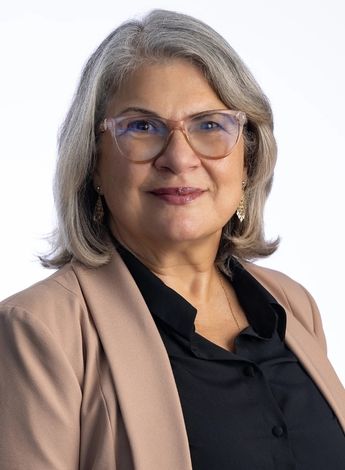 The photo is of physiotherapist and educator Maria Constantinou