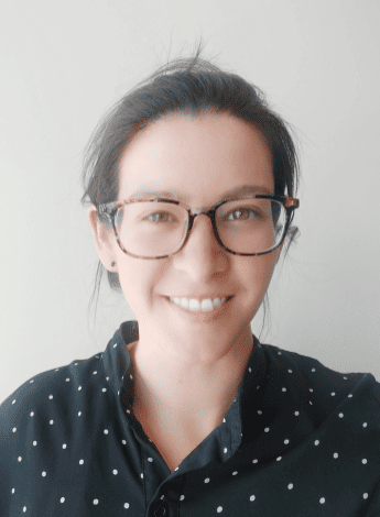 The image  is of disability physiotherapist Jess Kuek