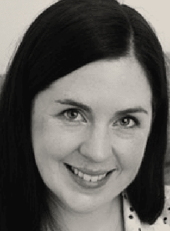 The image is of Elise Fraser, a physiotherapy researcher