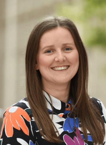 The image is of physiotherapy researcher Jane Chalmers