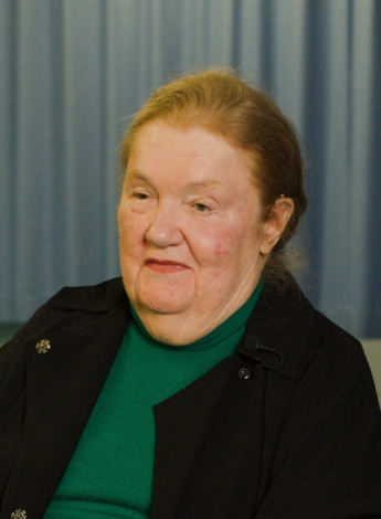 the photo is of physiotherapist Prue Galley