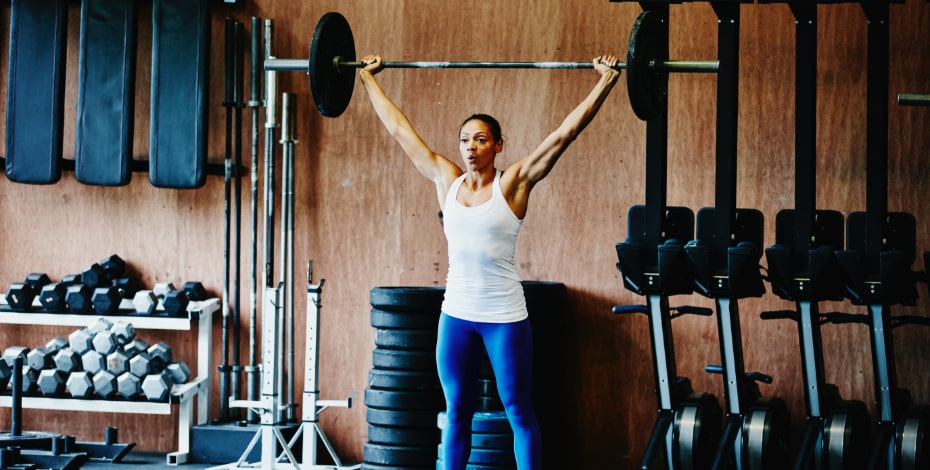 Pelvic floor support in women who lift weights