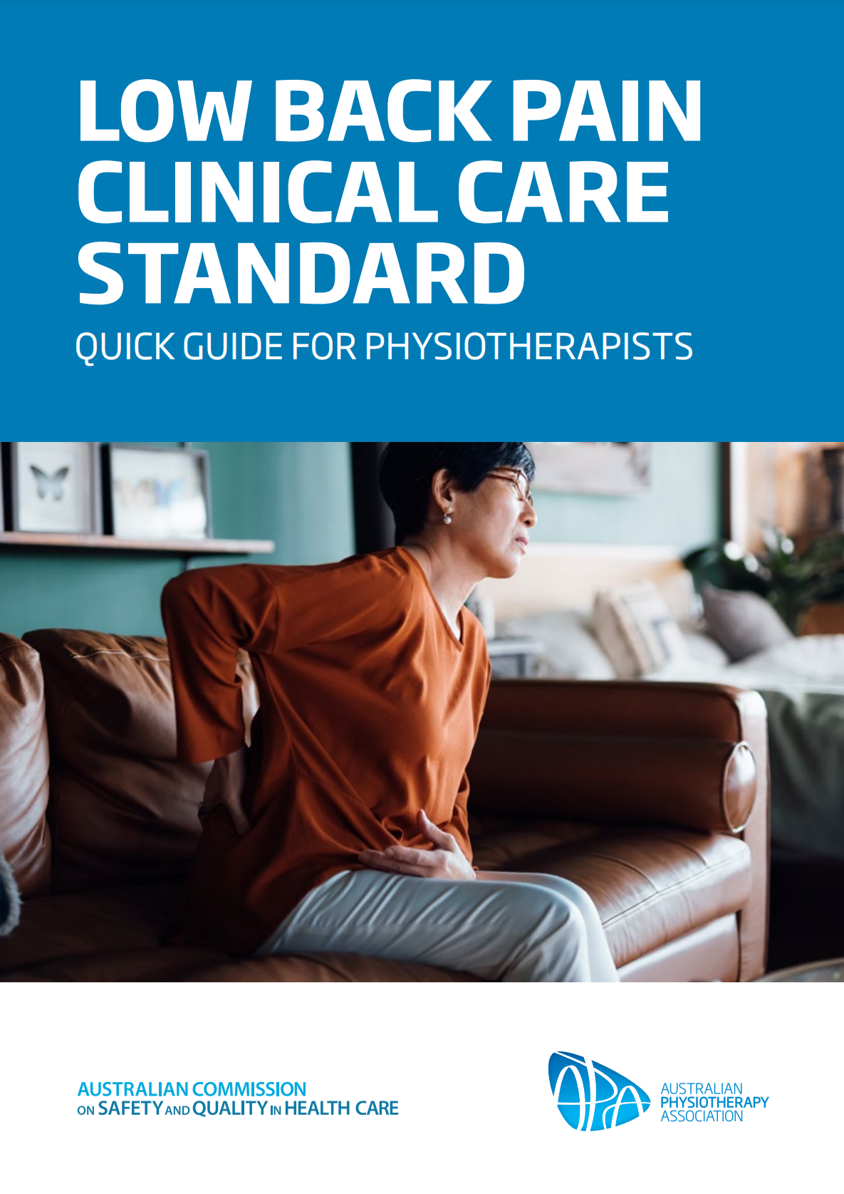 Low back pain clinical care standard cover