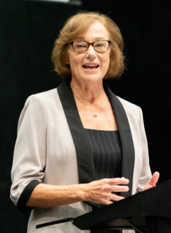 Headshot of physiotherapist Margaret Sherburn.